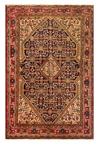 25689-Sarough Hand-Knotted/Handmade Persian Rug/Carpet Traditional/Authentic/ Size: 6'11" x 4'5"