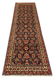 25614-Hamadan Hand-Knotted/Handmade Persian Rug/Carpet Traditional Authentic/ Size: 9'4" x 2'8"