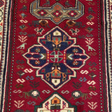 25494-Shiraz Hand-Knotted/Handmade Persian Rug/Carpet Traditional/Authentic/Size: 9'9" x 2'6"