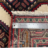 25491- Hamadan Hand-Knotted/Handmade Persian Rug/Carpet Traditional Authentic/Size: 9'9" x 2'6"