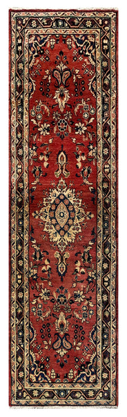 25544-Hamadan Hand-Knotted/Handmade Persian Rug/Carpet Traditional Authentic/ Size: 9'3" x 2'7"