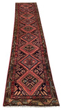 25555-Hamadan Hand-Knotted/Handmade Persian Rug/Carpet Traditional Authentic/ Size: 10'9" x 2'4"