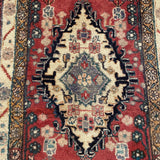 25462-Hamadan Hand-Knotted/Handmade Persian Rug/Carpet Traditional Authentic/ Size/: 9'10" x 2'6"
