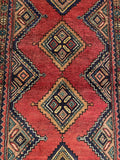 25541-Hamadan Hand-Knotted/Handmade Persian Rug/Carpet Traditional Authentic/ Size: 10'1" x 2'9"