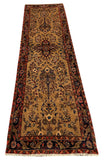 25551-Hamadan Hand-Knotted/Handmade Persian Rug/Carpet Traditional Authentic/ Size: 9'2" x 2'7"