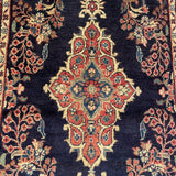 25605-Hamadan Hand-Knotted/Handmade Persian Rug/Carpet Traditional Authentic/ Size: 11'1" x 2'11"