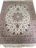 21662 - Tabriz Hand-knotted/Handmade Persian Rug/Carpet Traditional Authentic/Size: 7'0" x 5'0"