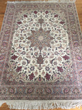 21662 - Tabriz Hand-knotted/Handmade Persian Rug/Carpet Traditional Authentic/Size: 7'0" x 5'0"