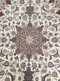 21662 - Tabriz Hand-knotted/Handmade Persian Rug/Carpet Traditional Authentic/Size: 7'0" x 5'0"