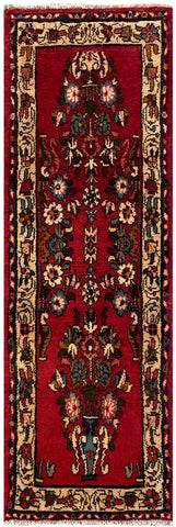 25519-Hamadan Hand-Knotted/Handmade Persian Rug/Carpet Traditional Authentic/ Size/: 5'11" x 2'0"