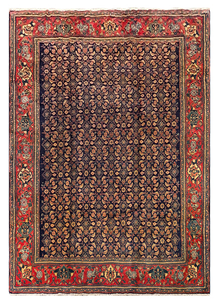 25575-Sarough Hand-Knotted/Handmade Persian Rug/Carpet Traditional/Authentic/ Size: 9'4" x 6'6"