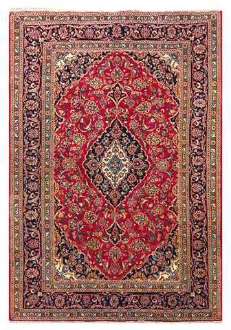 25580-Mashad Hand-Knotted/Handmade Persian Rug/Carpet Traditional Authentic/ Size: 9'9" x 6'6"