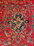 25625-Sarough Hand-Knotted/Handmade Persian Rug/Carpet Traditional/Authentic/ Size: 9'1" x 6'5"