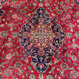 25624-Kashmar Hand-Knotted/Handmade Persian Rug/Carpet Tribal/Nomadic Authentic/ Size: 9'10 x 6'8