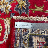 25578- Isfahan Persian Hand-Knotted Authentic/Traditional Carpet/Rug/ Size: 9'10'' x 7'1''