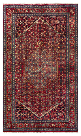 25639-Bidjar Hand-Knotted/Handmade Persian Rug/Carpet Traditional Authentic/ Size: 7'7" x 4'3"