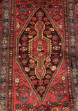 25499-Hamadan Hand-Knotted/Handmade Persian Rug/Carpet Traditional Authentic/ Size: 4'2" x 2'9"