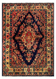 25668-Hamadan Hand-Knotted/Handmade Persian Rug/Carpet Traditional Authentic/ Size: 4'2" x 2'11"