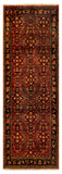 25533-Hamadan Hand-Knotted/Handmade Persian Rug/Carpet Traditional Authentic/ Size: 6'2" x 3'1"
