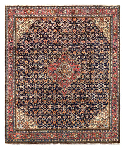 25584-Ardebil Hand-Knotted/Handmade Persian Rug/Carpet Traditional/Authentic/ Size: 9'10"x 8'2"
