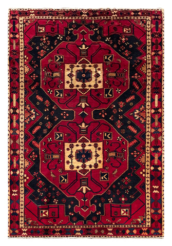 25683- Bakhtiar Hand-Knotted/Handmade Persian Rug/Carpet Traditional Authentic/ Size: 10'4" x 7'1"