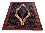 24284 - Senneh Hand-Knotted/Handmade Persian Rug/Carpet Traditional/Authentic/Size: 6'2" x 5'1"