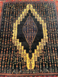 24284 - Senneh Hand-Knotted/Handmade Persian Rug/Carpet Traditional/Authentic/Size: 6'2" x 5'1"