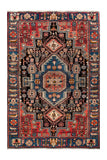 24251-Hamadan Hand-Knotted/Handmade Persian Rug/Carpet Tribal Authentic/ Size: 7'3" x 4'4"