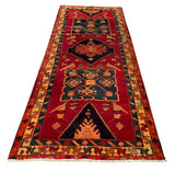 24135-Ardebil Hand-Knotted/Handmade Persian Rug/Carpet Traditional/Authentic/ Size: 10'2"x 3'11"