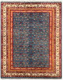 25004- Chobi Ziegler Afghan Hand-Knotted Carpet/Rug/Contemporary/Traditional/Size: 11'9" x 9'2"