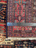 24276 - Senneh Hand-Knotted/Handmade Persian Rug/Carpet Traditional/Authentic /Size: 4'7" x 3'9"