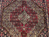 24278 - Senneh Hand-Knotted/Handmade Persian Rug/Carpet Traditional/Authentic/ Size: 5'4" x 4'2"