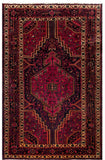24301-Hamadan Hand-Knotted/Handmade Persian Rug/Carpet Tribal Authentic/ Size: 6'10" x 4'0"