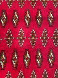 24180-Turkmen Hand-Knotted/Handmade Persian Rug/Carpet Traditional/Authentic/ Size: 4'3" x 2'1"