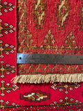 24180-Turkmen Hand-Knotted/Handmade Persian Rug/Carpet Traditional/Authentic/ Size: 4'3" x 2'1"