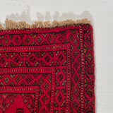 24176-Turkmen Hand-Knotted/Handmade Persian Rug/Carpet Traditional/Authentic/ Size: 3'10" x 2'0"