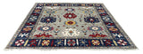 25700- Royal Heriz Hand-Knotted/Handmade Indian Rug/Carpet Traditional/Authentic/Size 7'10" x 7'10"