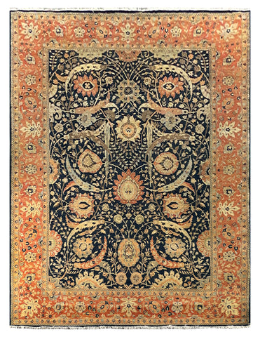 25718- Royal Heriz Hand-Knotted/Handmade Indian Rug/Carpet Traditional/Authentic/Size 12'0" x 8'11"