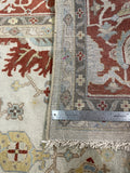 25720- Royal Heriz Hand-Knotted/Handmade Indian Rug/Carpet Traditional/Authentic/Size 12'3" x 8'9"