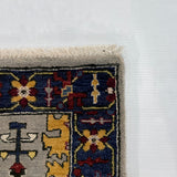 25692- Royal Heriz Hand-Knotted/Handmade Indian Rug/Carpet Traditional/Authentic/Size 6'2" x 2'9"