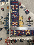 25692- Royal Heriz Hand-Knotted/Handmade Indian Rug/Carpet Traditional/Authentic/Size 6'2" x 2'9"