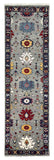25691- Royal Heriz Hand-Knotted/Handmade Indian Rug/Carpet Traditional/Authentic/Size 8'8" x 2'8"