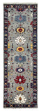 25691- Royal Heriz Hand-Knotted/Handmade Indian Rug/Carpet Traditional/Authentic/Size 8'8" x 2'8"