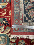 25719- Royal Heriz Hand-Knotted/Handmade Indian Rug/Carpet Traditional/Authentic/Size 9'11" x 7'10"