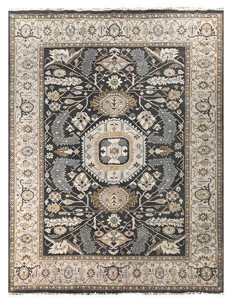 25722- Royal Heriz Hand-Knotted/Handmade Indian Rug/Carpet Traditional/Authentic/Size 10'2" x 7'6"