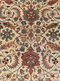 25715- Royal Heriz Hand-Knotted/Handmade Indian Rug/Carpet Traditional/Authentic/Size 9'10" x 7'10"