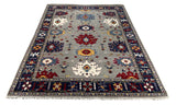 25695- Royal Heriz Hand-Knotted/Handmade Indian Rug/Carpet Traditional/Authentic/Size 8'0" x 5'8"