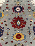 25695- Royal Heriz Hand-Knotted/Handmade Indian Rug/Carpet Traditional/Authentic/Size 8'0" x 5'8"