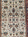 25704- Royal Heriz Hand-Knotted/Handmade Indian Rug/Carpet Traditional/Authentic/Size 8'1" x 2'10"