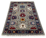 25699- Royal Heriz Hand-Knotted/Handmade Indian Rug/Carpet Traditional/Authentic/Size 6'0" x 3'11"